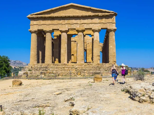 Concordia Temple Valley Temples Valle Dei Templi Vaddi Tempri Archaeological — Stock Photo, Image