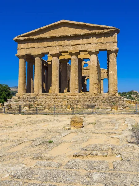 Concordia Temple Valley Temples Valle Dei Templi Vaddi Tempri Archaeological — Stock Photo, Image