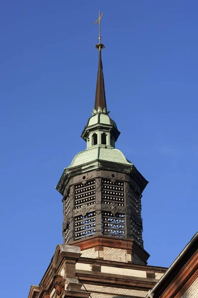 Turm Mit Isolatoren Ehemaliger Telegraphenmasten Generalpostamt Erbaut Von 1892 Bis — Stockfoto