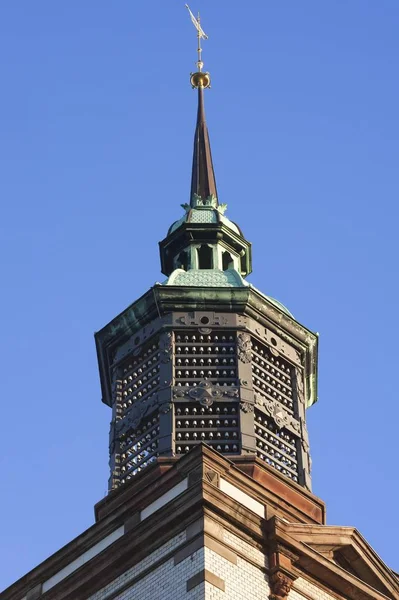 Turm Mit Isolatoren Ehemaliger Telegraphenmasten Generalpostamt Erbaut Von 1892 Bis — Stockfoto