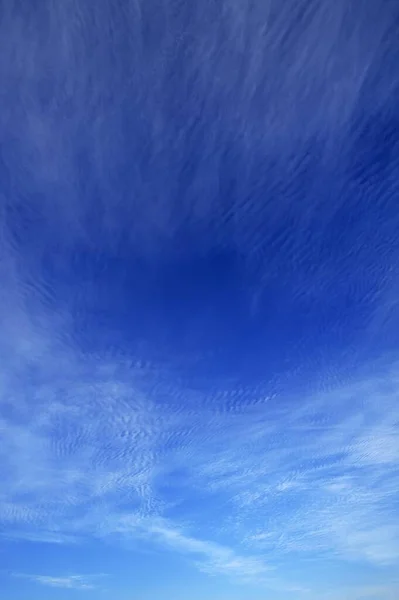 Cirrus Cirrusの焦点は青い空にある — ストック写真