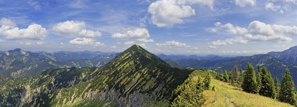 Blaubergkamm Ridge Halserspitze Peak Wildbad Kreuth Bavaria Germany Europe — Stock Photo, Image