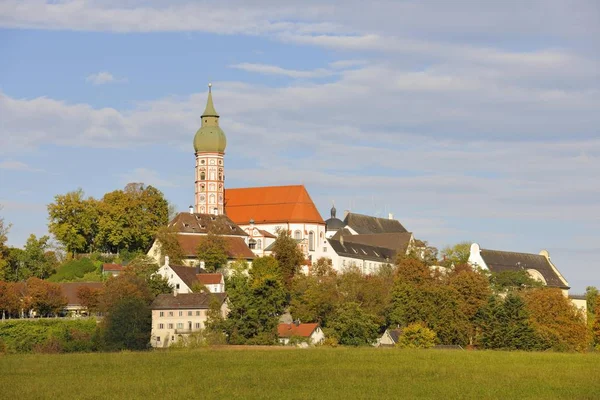 Kloster Andechs Benedictine Monastery Andechs Upper Bavaria Bavaria Germany Europe — Stock Photo, Image