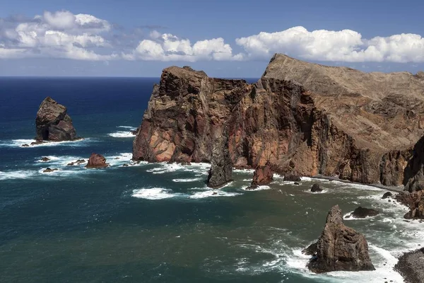Scénický Pohled Faial Penha Guia Nebo Orlí Skálu Madeira Portugalsko — Stock fotografie