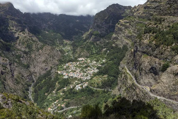 Vista Desde Eira Serrado Curral Das Freiras Madeira Portugal Europa — Foto de Stock