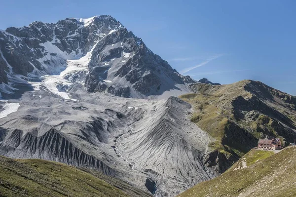 Ortler Από Νοτιοανατολικά Vendetta Soldi Παγετώνα Περιοχή Trentino Alto Adige — Φωτογραφία Αρχείου