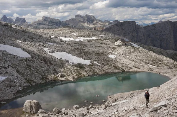 Panoramisch Uitzicht Landschap Dolomieten Italië Europa — Stockfoto