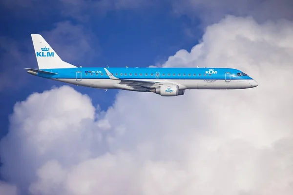 Ezs Klm Cityhopper Embraer Erj 190Std Erj 190 100 Flight — Stock Photo, Image