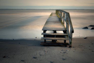 Pier, Baltic Sea, Niendorf, Timmendorfer beach, Schleswig-Holstein, Germany, Europe clipart