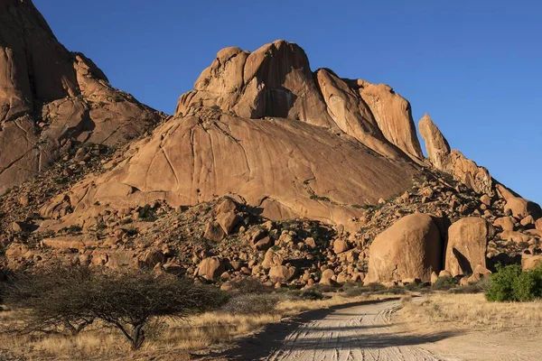 Spitzkoppe Abendlicht Namibia Afrika — Stockfoto