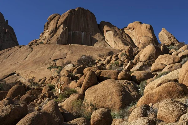 Felsen Und Geröll Spitzkoppe Damaraland Namibia Afrika — Stockfoto
