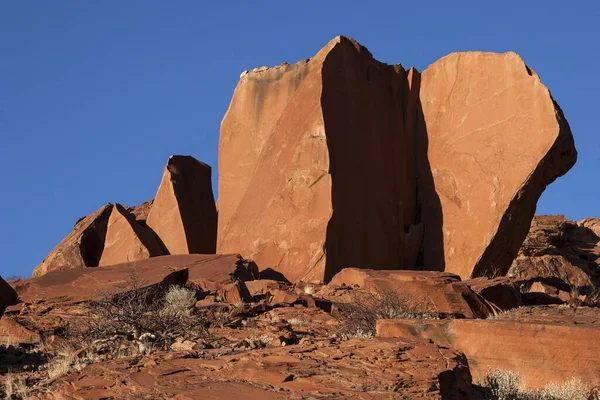 Formações Rochosas Twyfelfontein Namíbia África — Fotografia de Stock