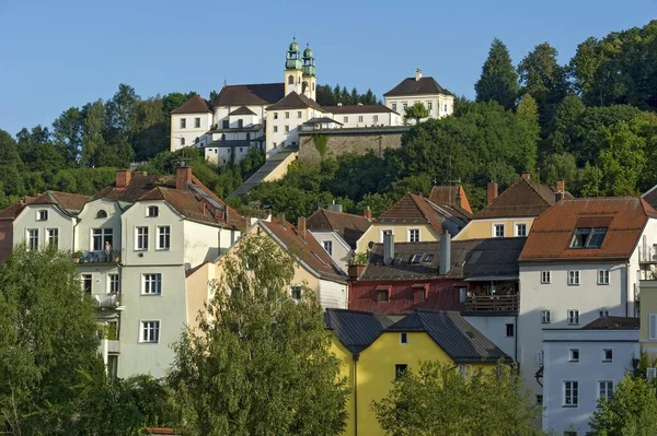 Pelgrimskerk Mariahilf Klooster Passau Neder Beieren Beieren Duitsland Europa — Stockfoto