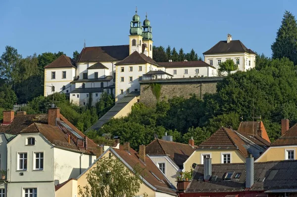 Kościół Pielgrzymkowy Klasztoru Mariahilf Passau Dolna Bawaria Bawaria Niemcy Europa — Zdjęcie stockowe