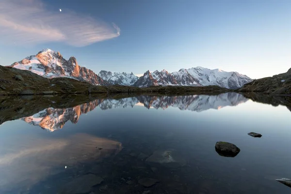 Krásná Horská Krajina Chamonix Alpy Francie Evropa — Stock fotografie