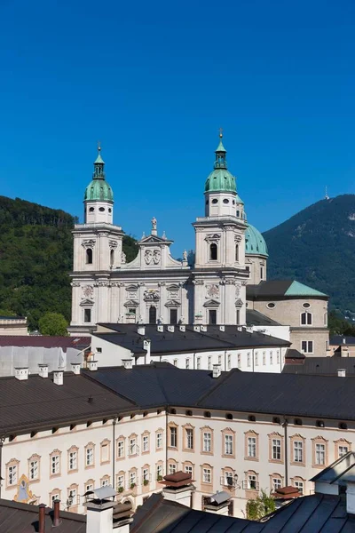 Collegiata Cattedrale Distretto San Pietro Città Salisburgo Stato Salisburgo Austria — Foto Stock