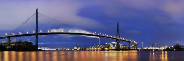 Khlbrand Bridge Hamburg Germany Europe — Stock Photo, Image