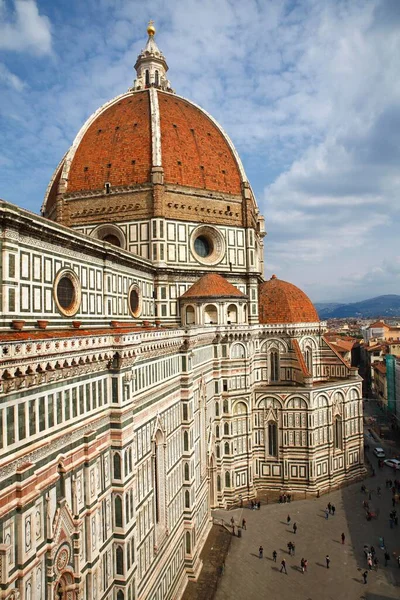 Santa Maria Del Fiore Katedrális Duomo Brunelleschi Kupolája Unesco Világörökség — Stock Fotó