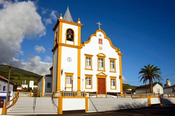 Igreja Paroquial Iglesia Doze Ribeiras Doze Ribeiras Terceira Azores Portugal — Foto de Stock