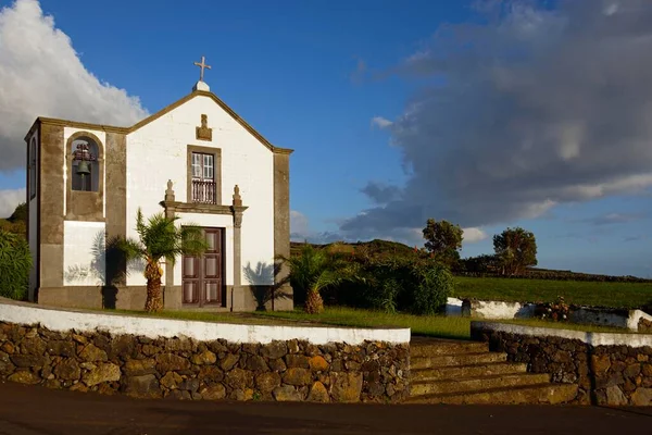 Capela Ermida Nossa Senhora Ajuda Santa Barbara Terceira Açores Portugal — Fotografia de Stock