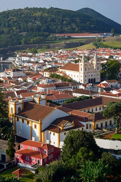 Stadtbild Angra Heroismo Terceira Azoren Portugal Europa — Stockfoto