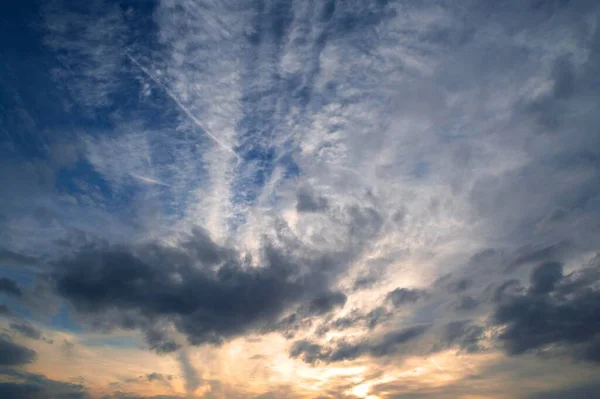 Wolken Avondlucht — Stockfoto