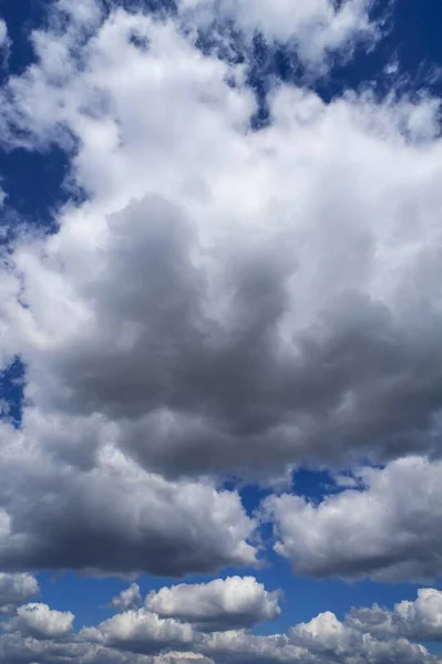 Cumulus Awan Pandangan Langit — Stok Foto