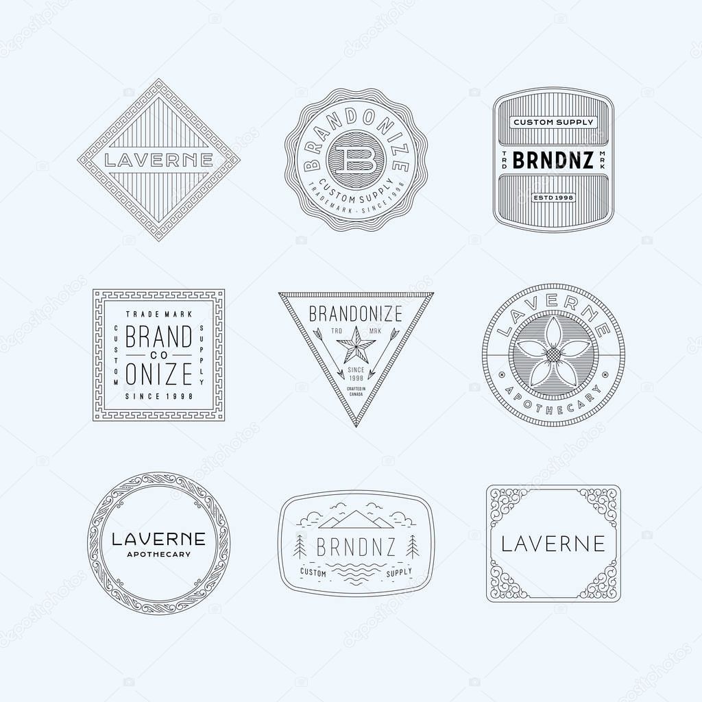 vintage logo, insignia & badges 5