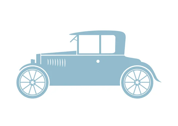 Icône vectorielle de voiture sur fond blanc — Image vectorielle