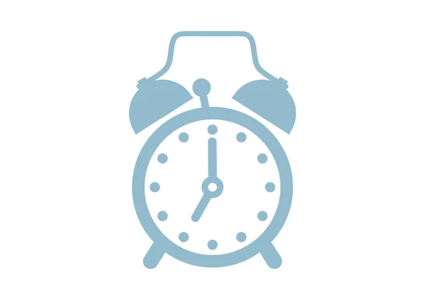 Alarm clock on white background — Stock Vector