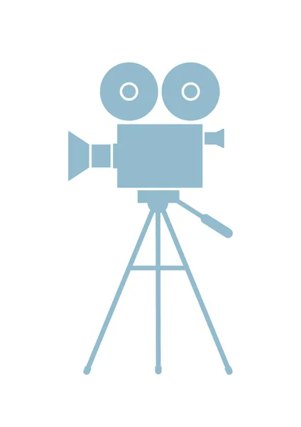 Film fotocamera icona su sfondo bianco — Vettoriale Stock