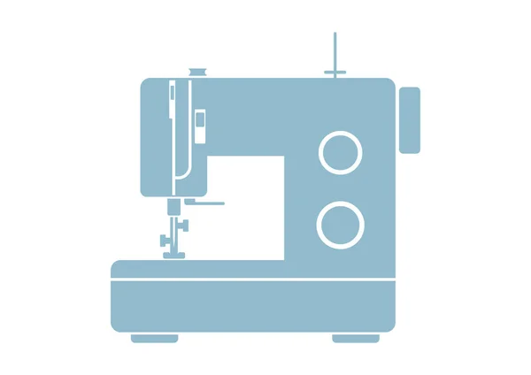 Иконка швейной машины на белом фоне — стоковый вектор