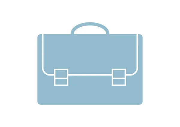 Icono del vector maletín sobre fondo blanco — Vector de stock