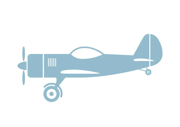 Vektorové ikony letadlo na bílém pozadí — Stockový vektor