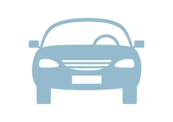 Auto vector pictogram op witte achtergrond — Stockvector