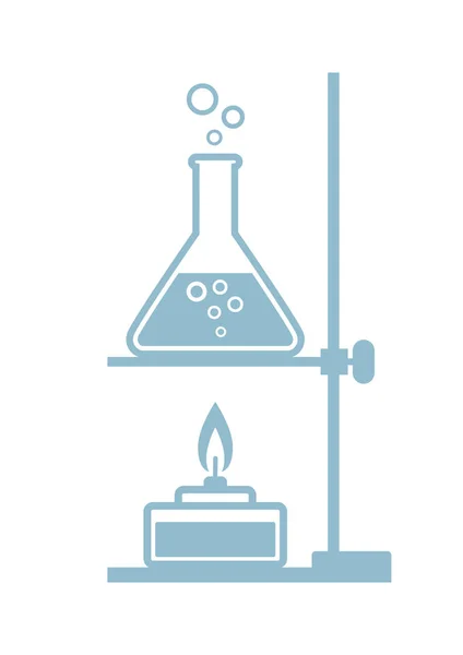 Laboratory vector icon on white background — Stock Vector