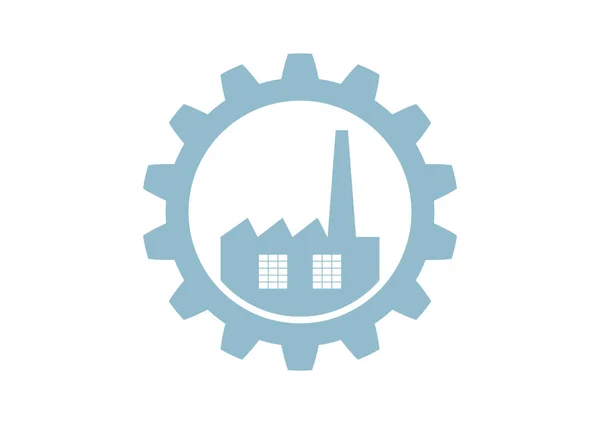 Industriële vector pictogram op witte achtergrond — Stockvector