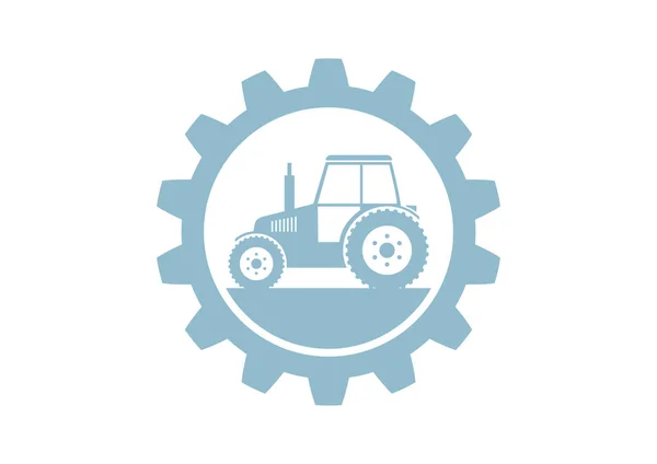 Icono de vector industrial sobre fondo blanco — Vector de stock