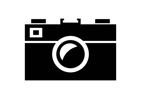 Camera vector icon on white background — Stock Vector