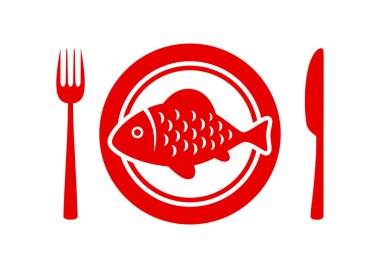 Porselen tabak balık