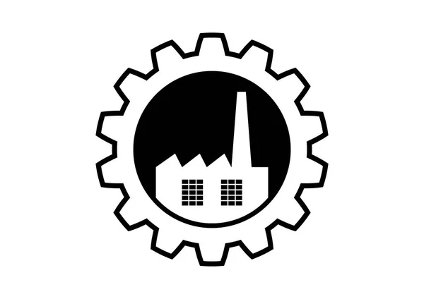 Przemysłowe wektor ikona na białym tle — Wektor stockowy