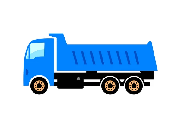 Truck vector icon on white background — Stock Vector