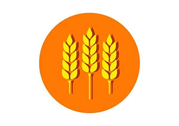 Icono de cereal sobre fondo blanco — Archivo Imágenes Vectoriales