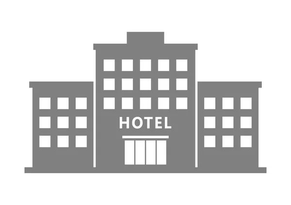 Hotel vector pictogram op witte achtergrond — Stockvector