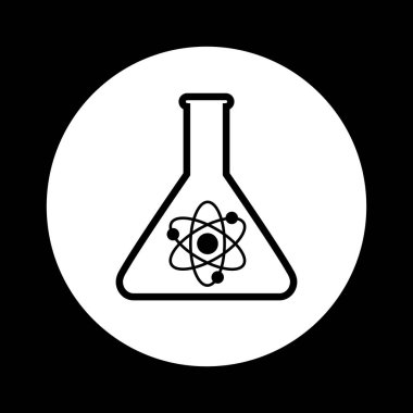 Siyah ve beyaz laboratuar cam kutsal kişilerin resmi 