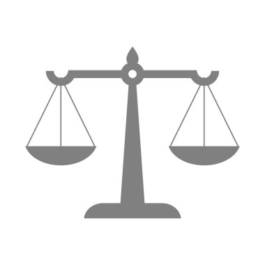 Beyaz arka plan Gri Ölçek vektör simgesine