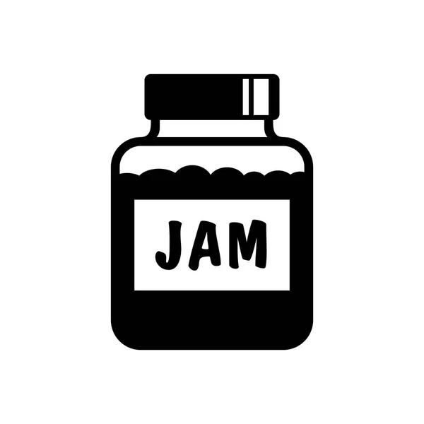 Jam icon på vit bakgrund — Stock vektor