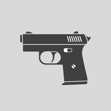 Kum Saati vektör simgesi, gri arkaplan üzerindeki nesne