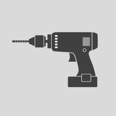 Kum Saati vektör simgesi, gri arkaplan üzerindeki nesne