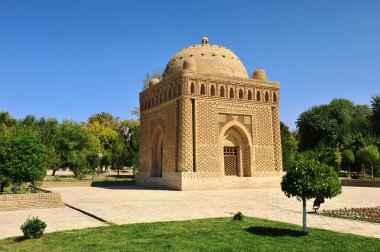 Bukhara, Uzbekistan: Samani Ismail mausoleum clipart